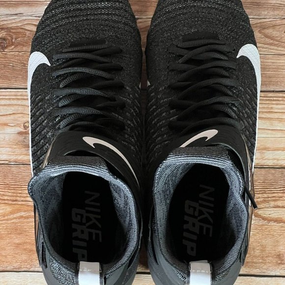 Nike Alpha Menace Elite 2 Flyknit Football Cleats BV3298-001 Mens Wide Sizes New - Picture 6 of 8